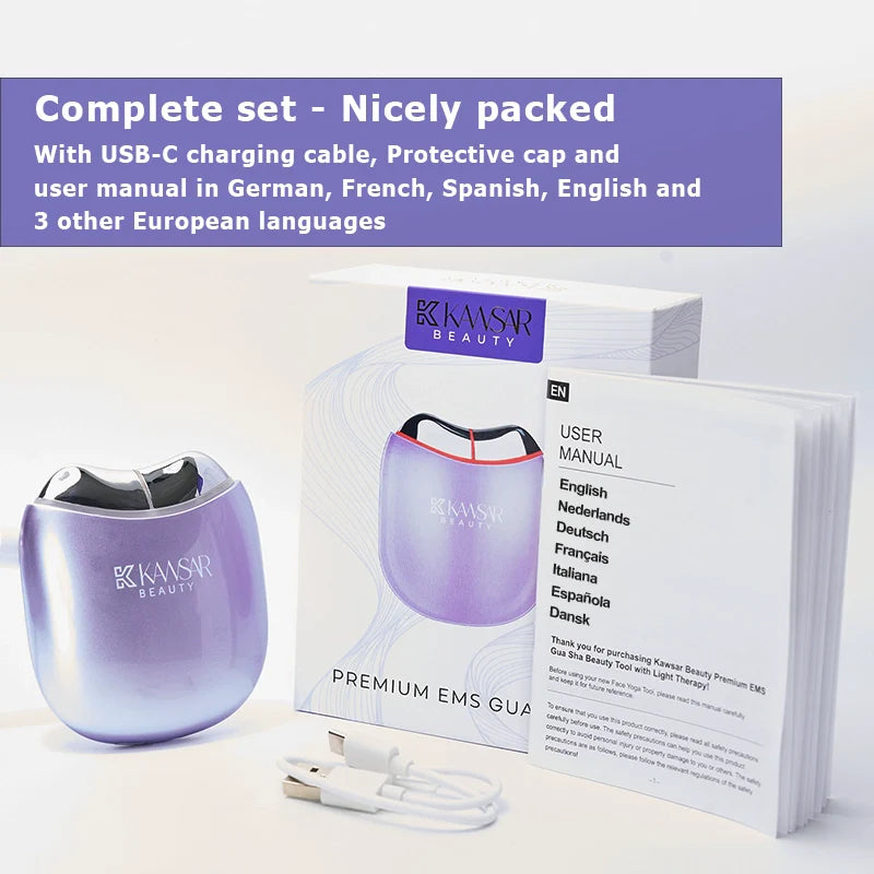 EMS Gua Sha | Skincare & Beauty Tool with Light Therapy