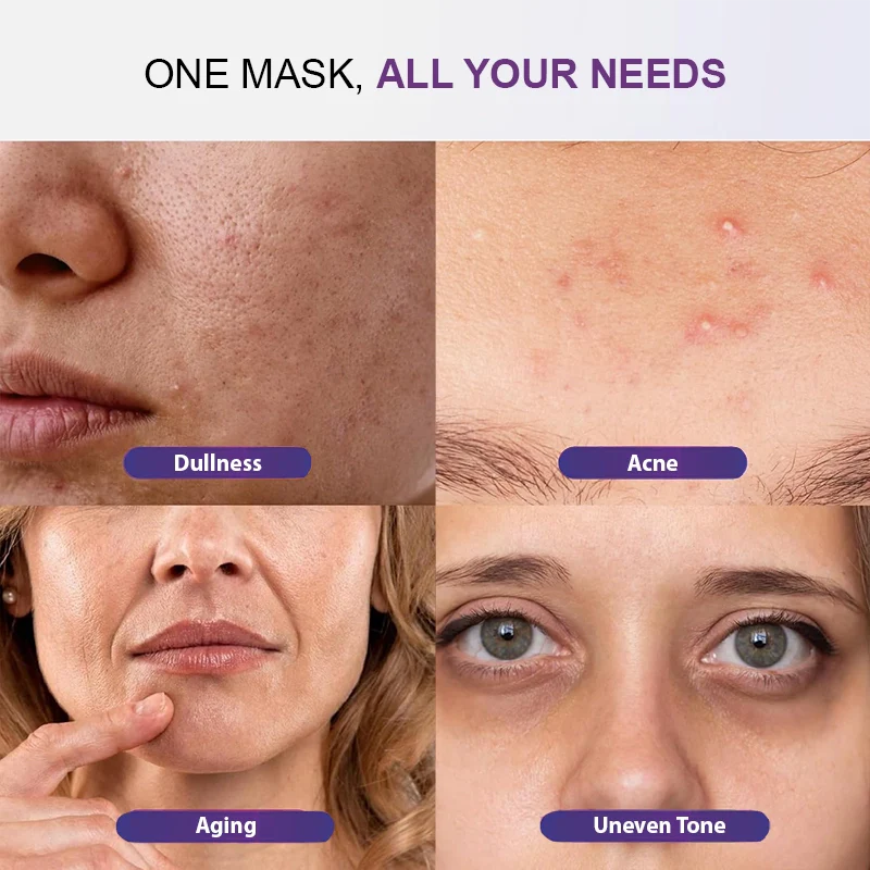 LED Face Mask – LED Mask with 7 Modes & NIR Light Therapy