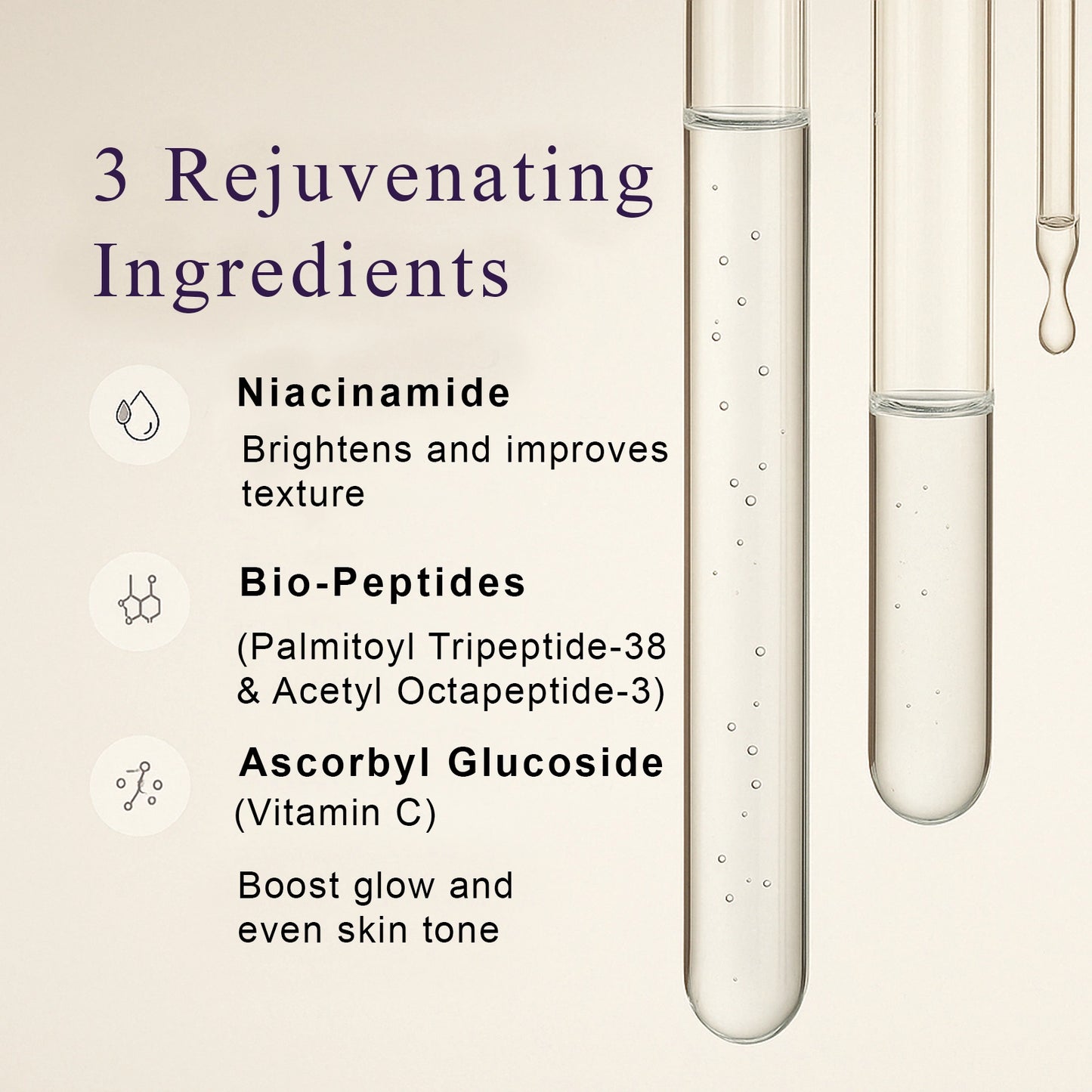 Ageluxe Anti Aging Serum – Vitamin C, Niacinamide & Bio Peptides