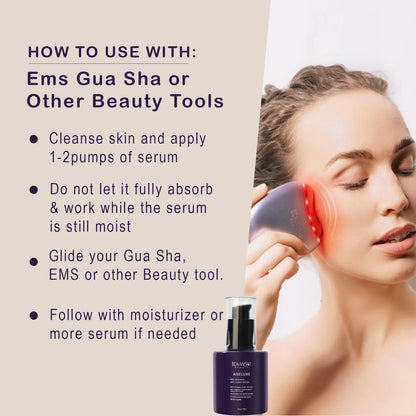 Sérum anti-âge Ageluxe – Vitamine C, niacinamide et biopeptides pour une peau ferme et éclatante 