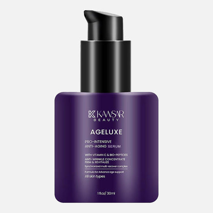 Sérum anti-âge Ageluxe – Vitamine C, niacinamide et biopeptides pour une peau ferme et éclatante 