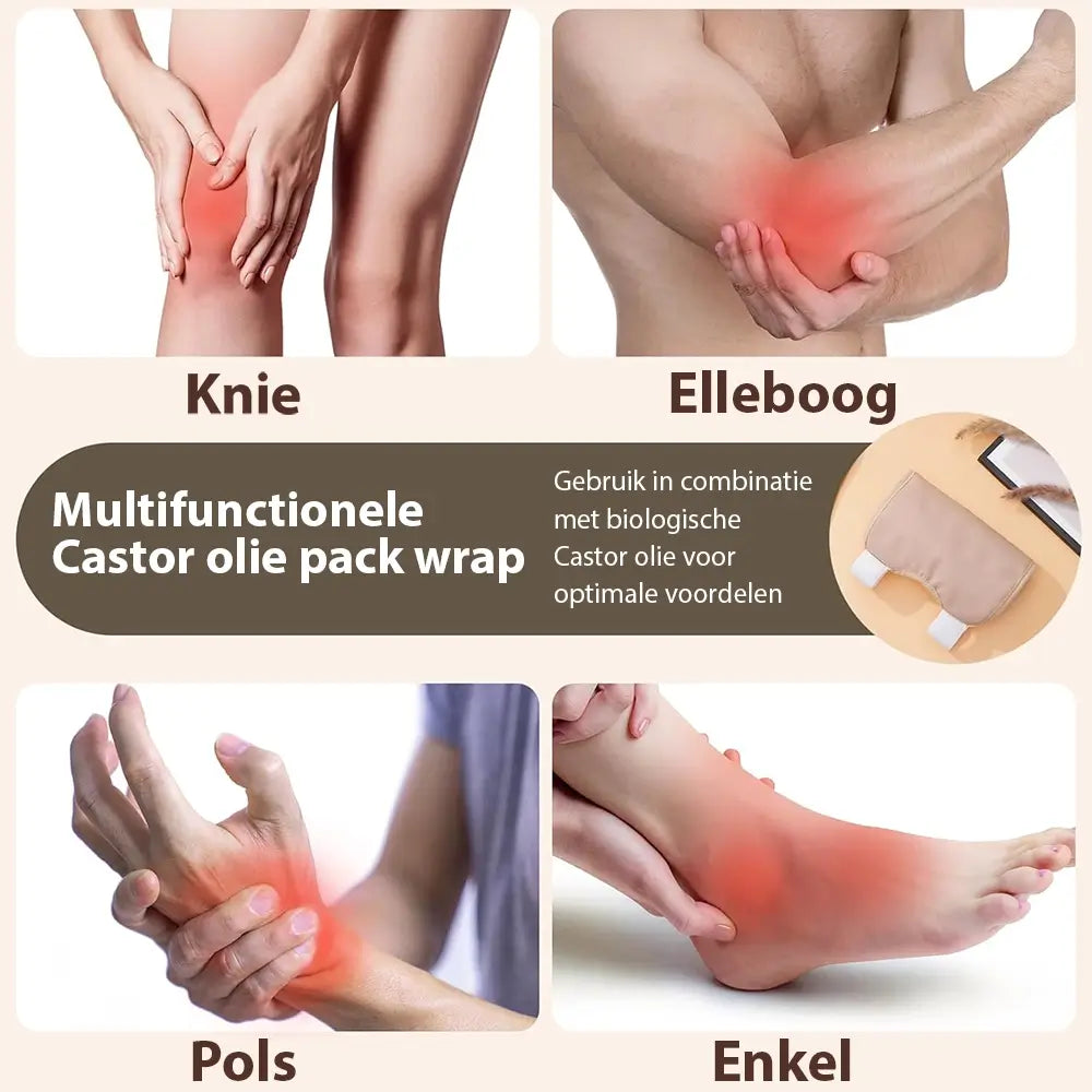 4-delig knie & voet wraps