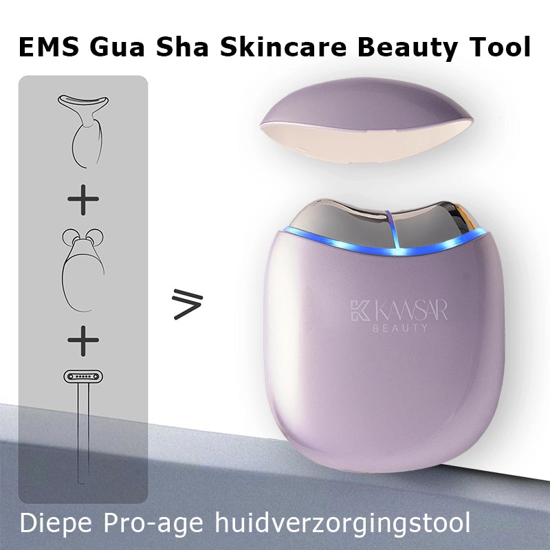 Premium EMS Gua Sha | Skincare & Beauty Tool with LED Light Therapy